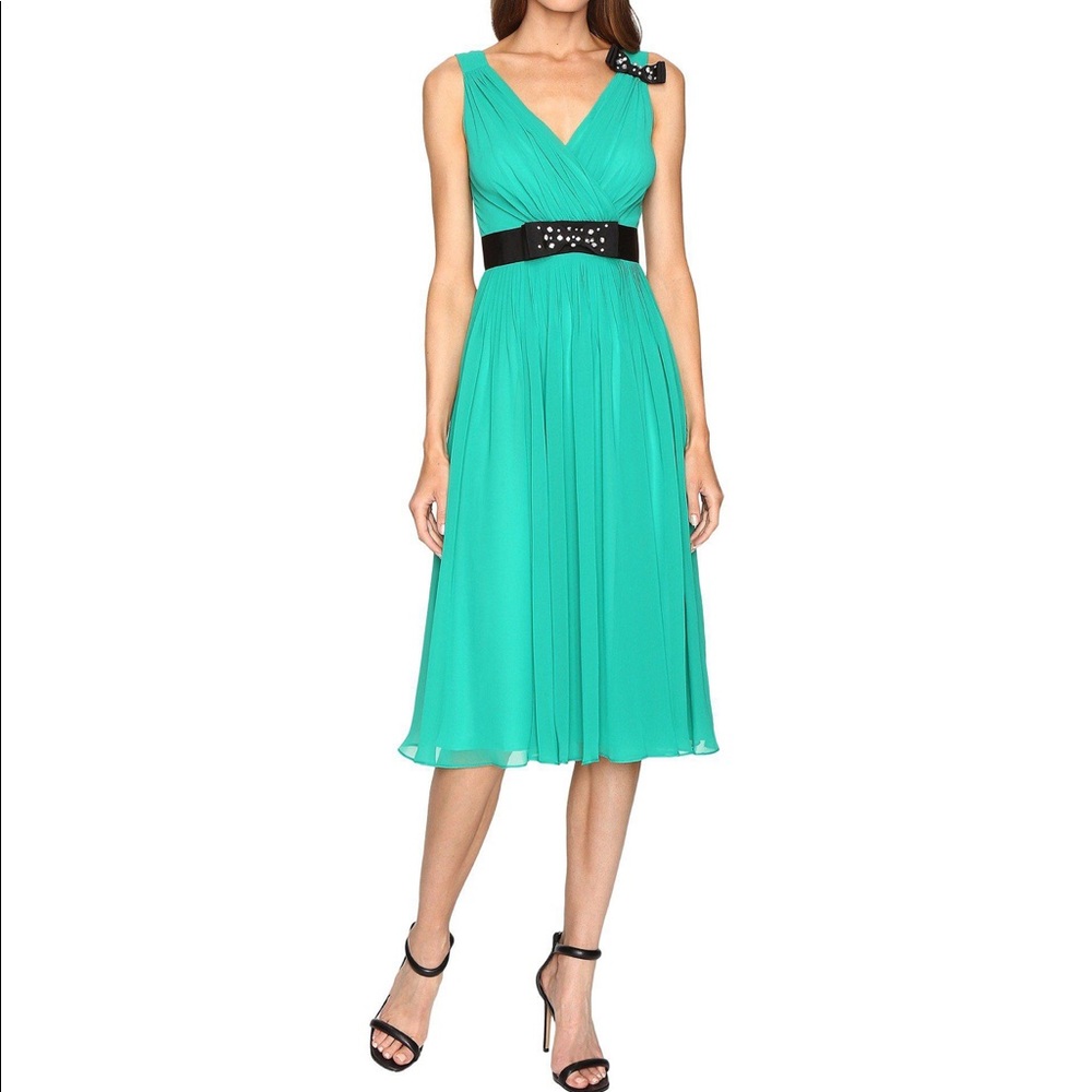 Kate Spade Emerald Green Embellished Dress 4